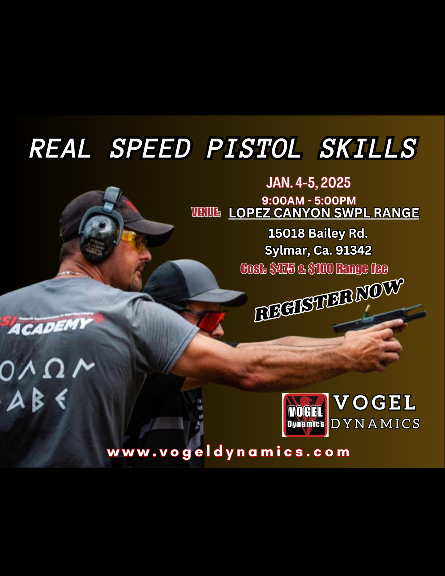 "REAL" SPEED PISTOL - Jan.-4-5 , 2025 Lopez Canyon/SWPL Range